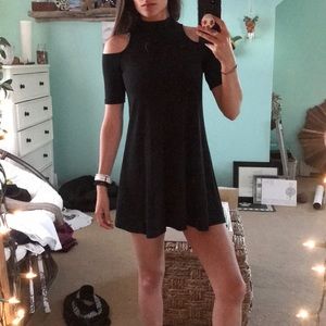 Cold shoulder dress